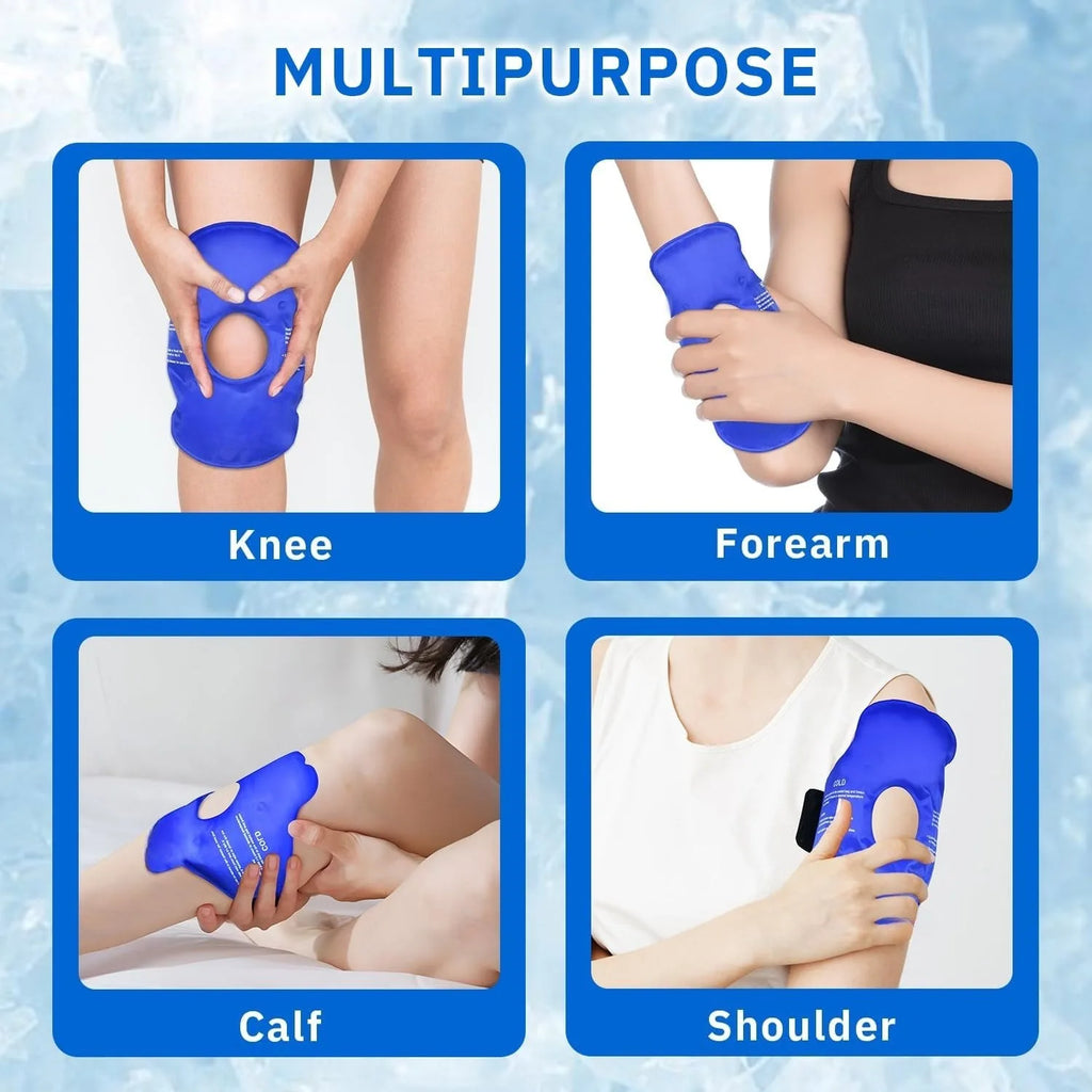 Ice Pack for Knee Pain Relief Reusable Gel Ice Wrap for Swelling Cold Compress Therapy