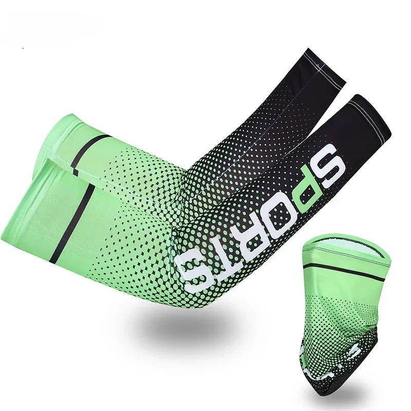 Cool Arm Sleeve Cover for Men Women Sun Protection Ice Sleeve Sunscreen Arm Guard for Basketball Running Cycling Bodybuilding from China