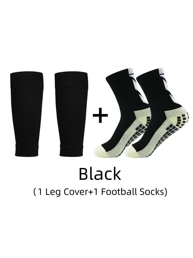 1/3 Sets of High-quality Adhesive Non Slip Socks and Leg Cover Socks