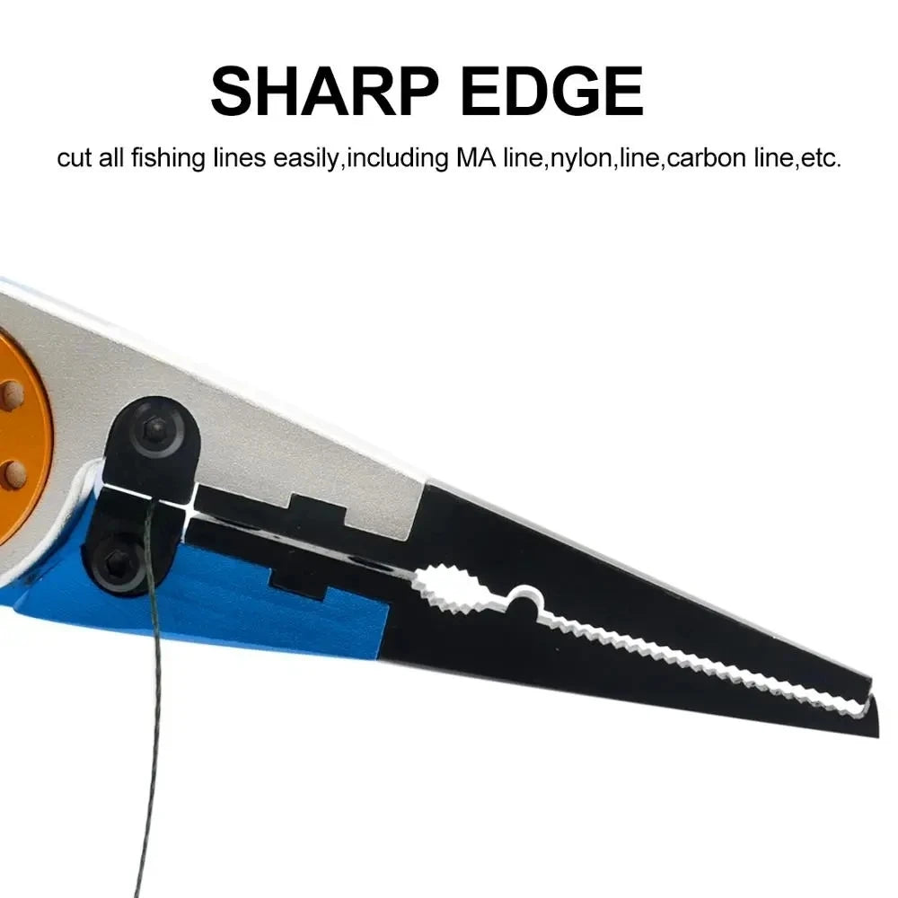 Fishing Pliers Line Cutter Multifunctional Scissors and Hook Remover