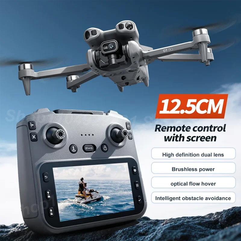 Drone with 8K HD Dual Cameras WiFi GPS 20mins Flight Aerial Photography