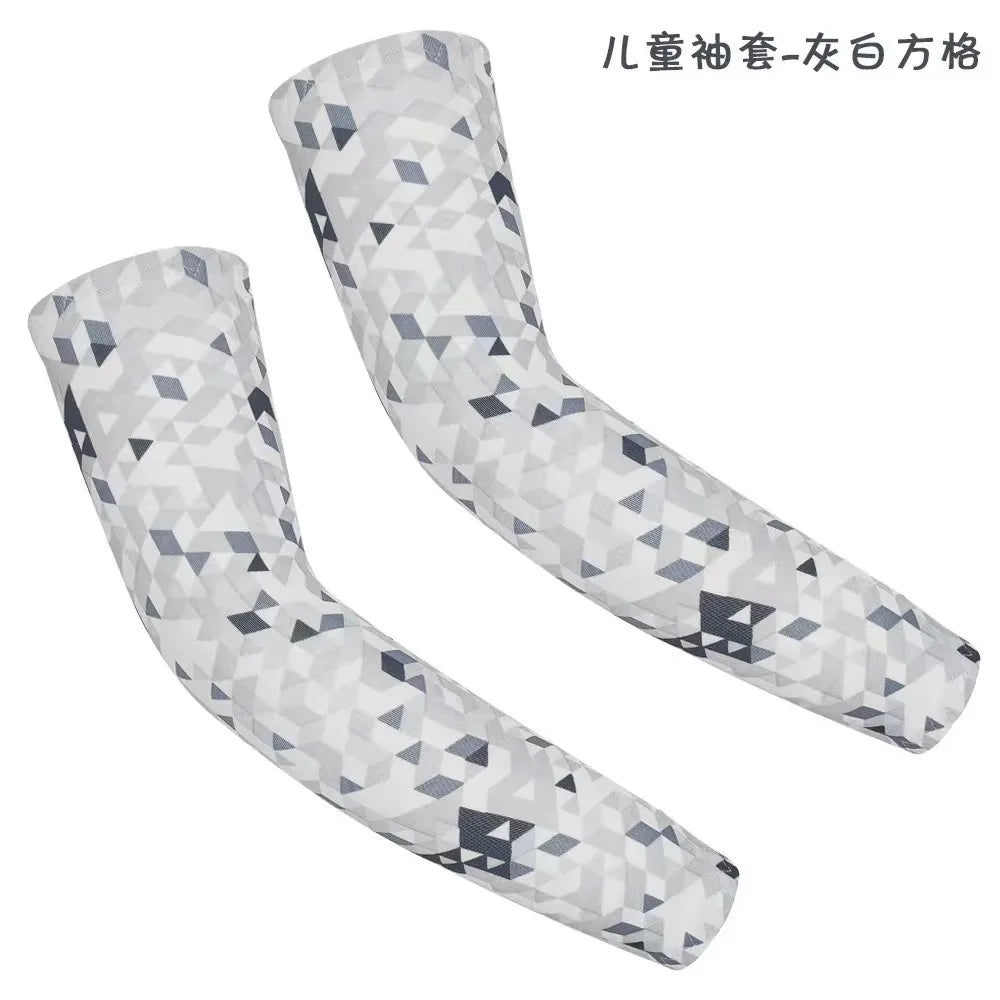 1 Pair Sports Cooling Arm Sleeves for Children