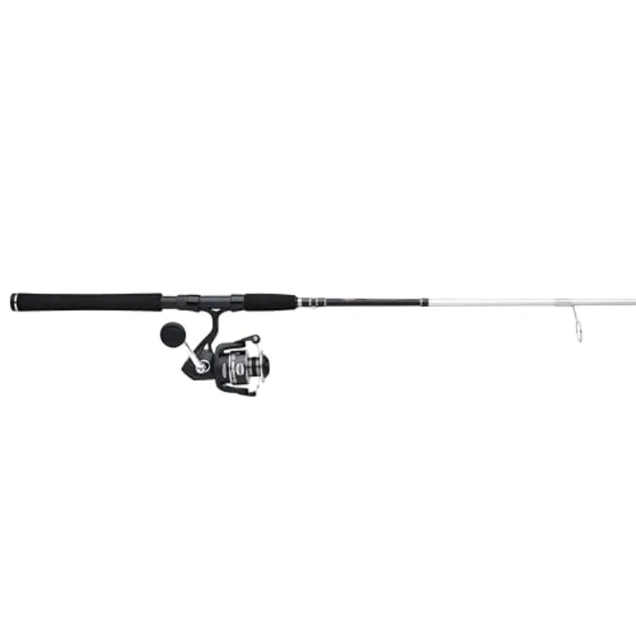Spinning Reel and Fishing Rod Combo Black Carbon Fiber High-Speed Retrieval