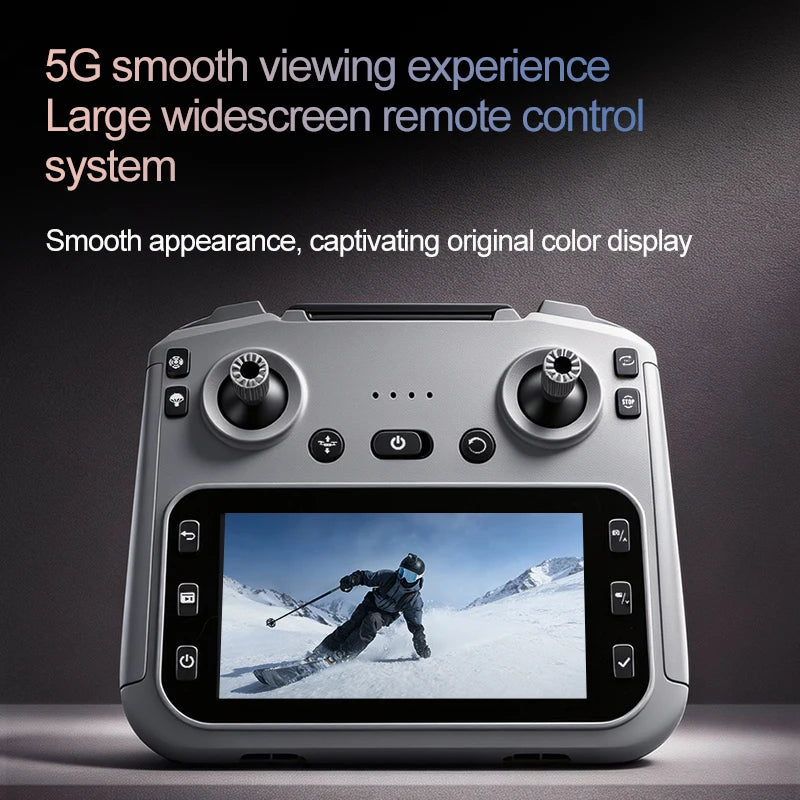 K900 Foldable RC Drone,4.5"Screen Remote,AirDrop,4-Way Obstacle Avoid,2K FPV, Optical Flow Positioning, Birthday Holiday Gift Toy from China