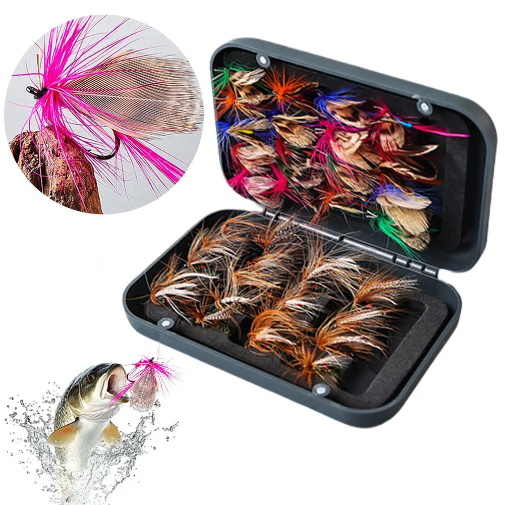 60/41pcs Bionic Fly Hook Set
