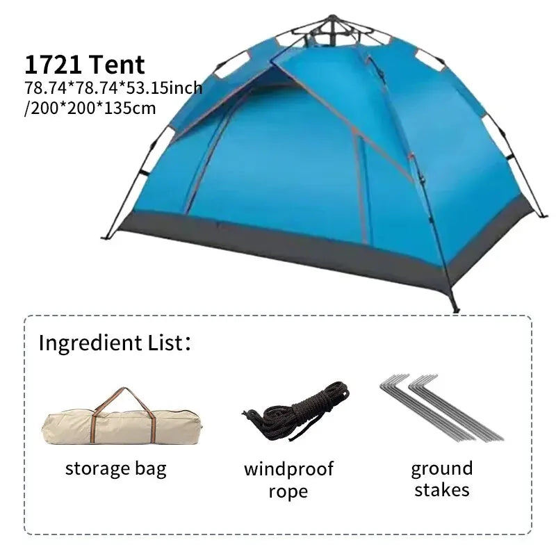 Outdoor Rain Proof Sun Proof Portable Folding Tent Fully Automatic Quick Opening Tent
