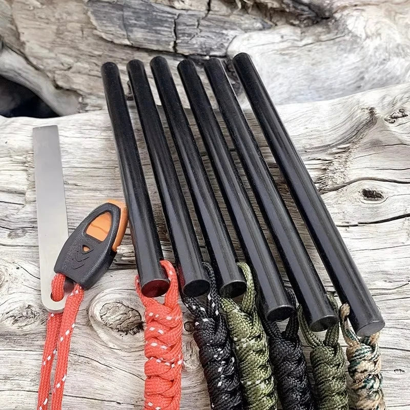 10*150mm Outdoor Flint Magnesium Rod Fire Starting Tool