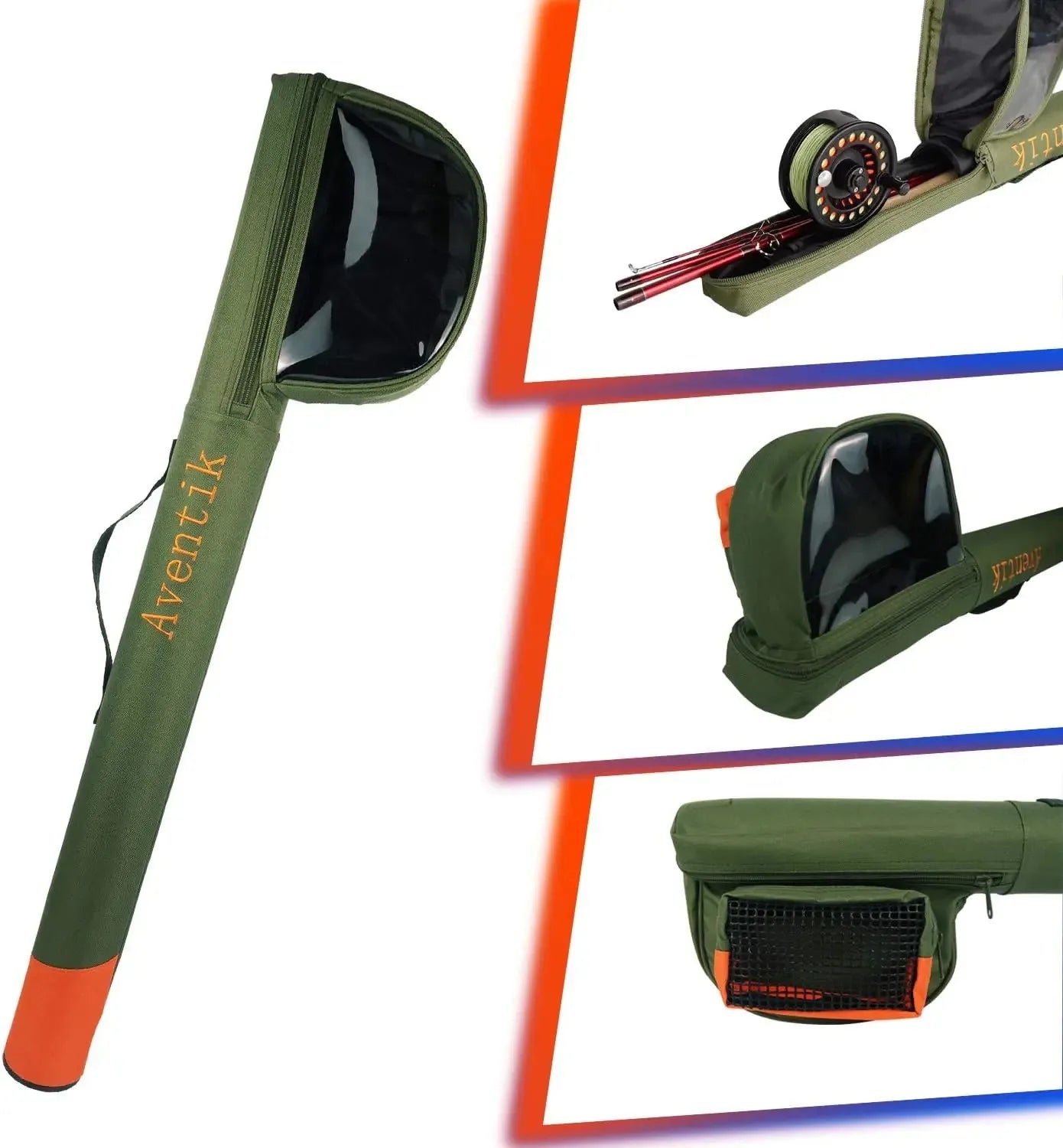 Aventik Extreme Fly Fishing Rod & Reel Combo Kit 0–6WT with Travel Case for Starter from China