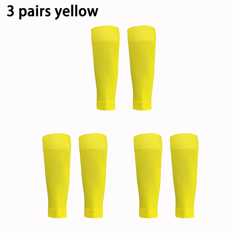 3 pairs New Leg Cover Socks for Men or Women's Soccer