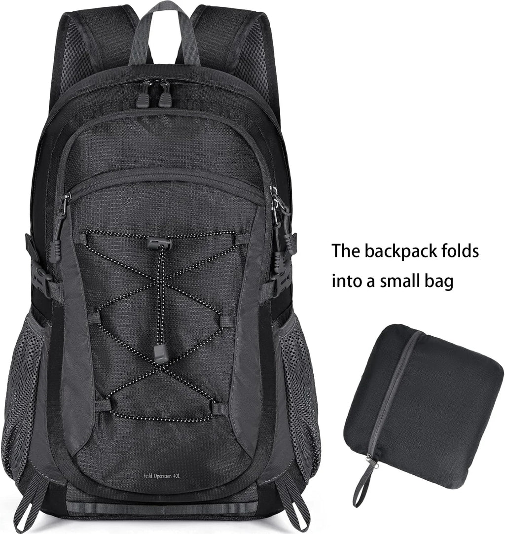 Lightweight 40L Hiking Waterproof Camping Travel Daypack/Backpack for Women/Men