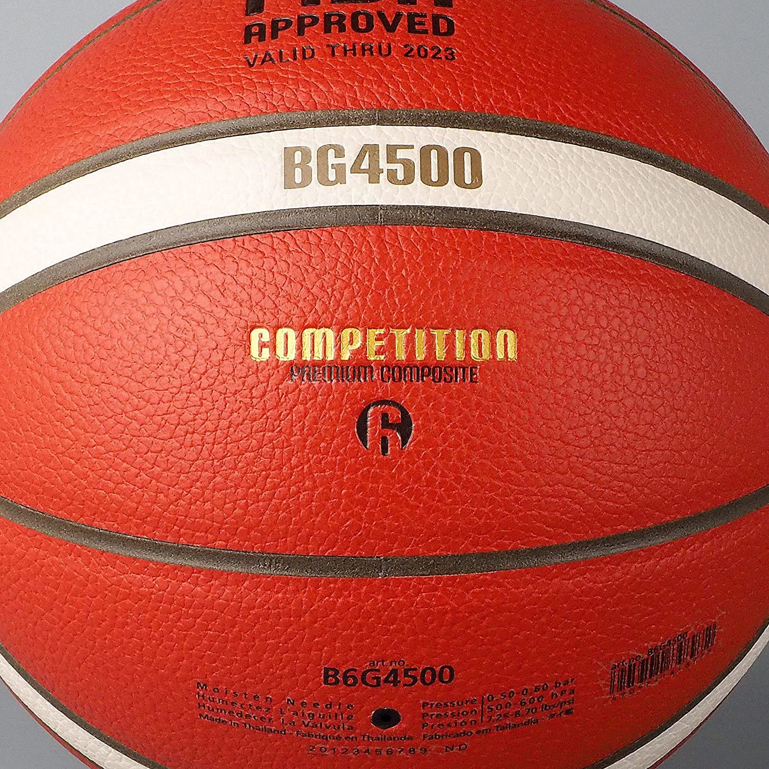 BG3800, BG4500, BG5000 Composite Basketball FIBA Approved