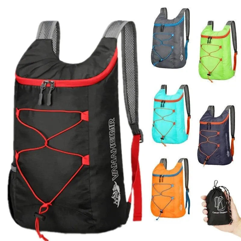 High Density Lightweight Waterproof Multifunctional Outdoor Folding Backpack