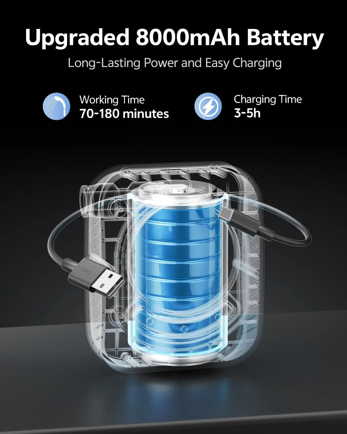 Portable Rechargeable Camping Shower