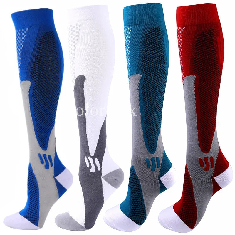 4 Pairs/Pack Compression Socks High Sports Socks