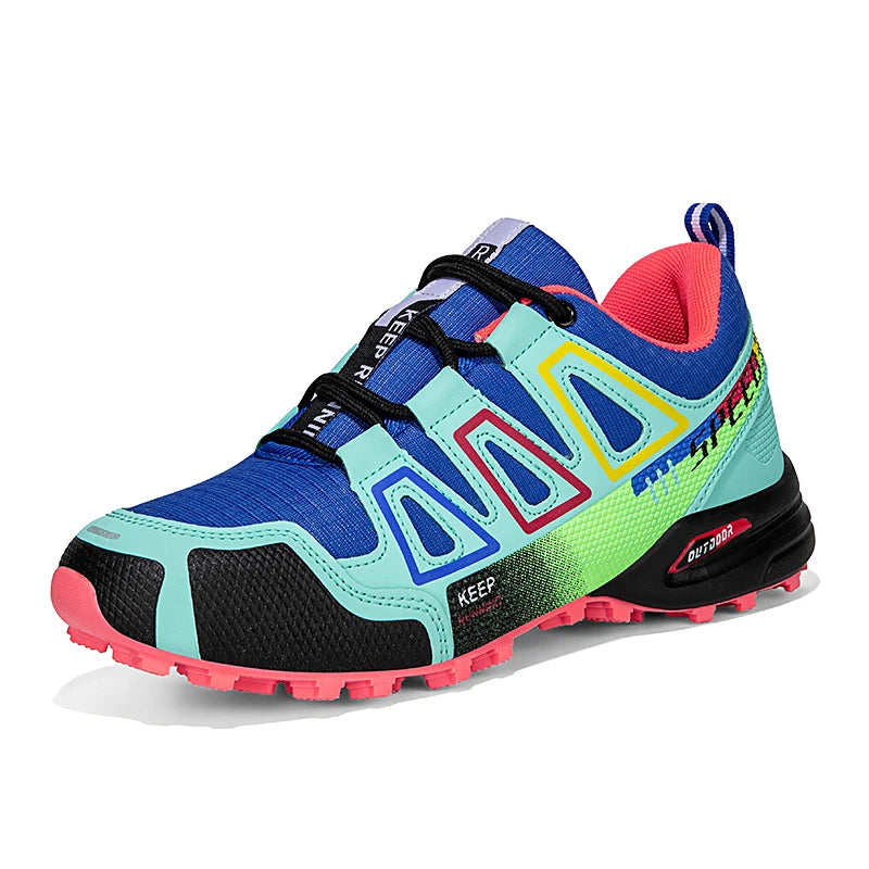 Women's Waterproof Hiking Shoes Outdoor Sports Shoes Women's Walking Travel Sports Shoes Bicycle Sports Shoes from China