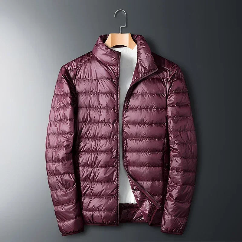 Men's New Waterproof Ultra Light White Duck Down Jacket