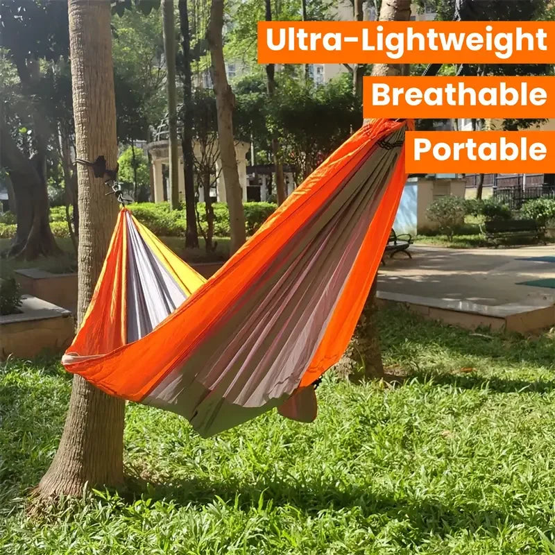 Hammock for Camping Hammocks Gear for The Outdoors Backpacking Survival or Travel Portable Lightweight Parachute Nylon from China