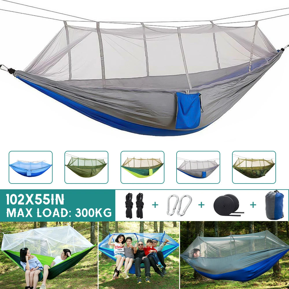 Camping Hammock with Mosquito Net