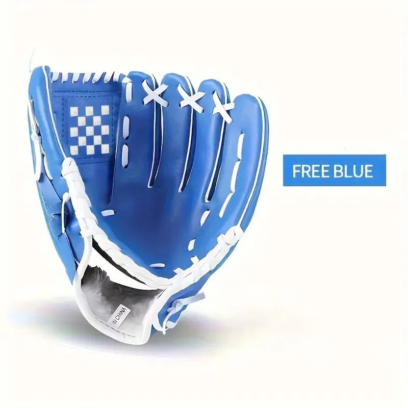 MuqiNush 1 PC Children Baseball Glove PU Batting Gloves Kids Softball Practice Equipment Baseball Training Competition Use