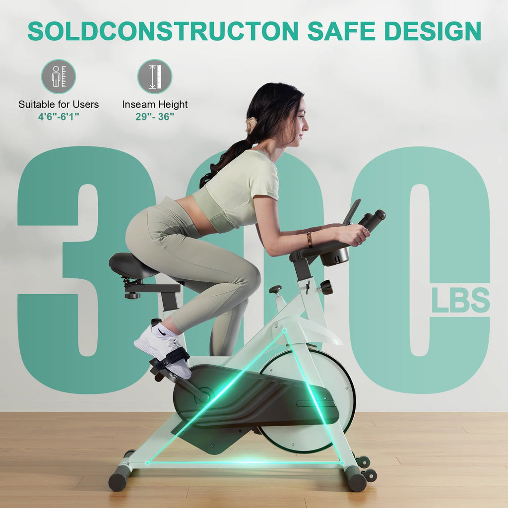 Low Noise 32-Level Magnetic Resistance Stationary Bikes