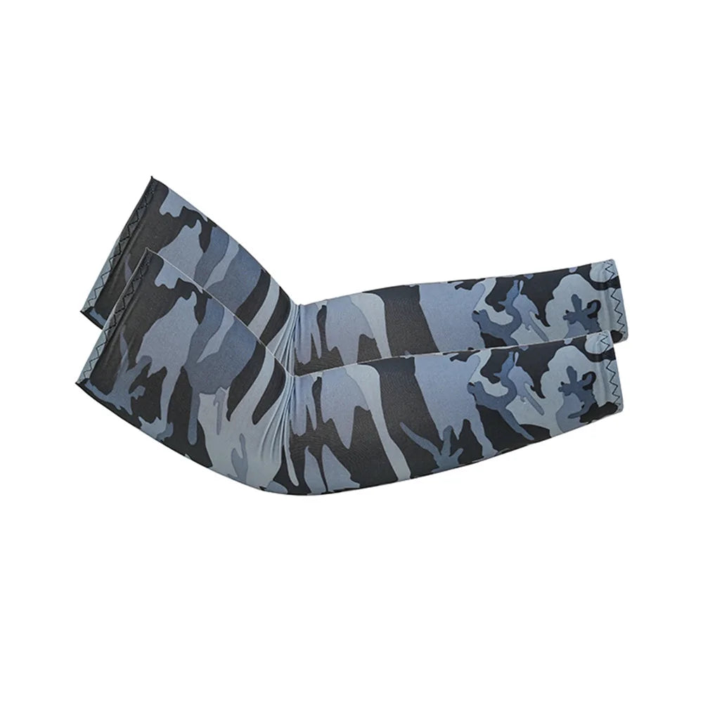 2Pcs Unisex Cooling Arm Sleeves with UV Sun Protection
