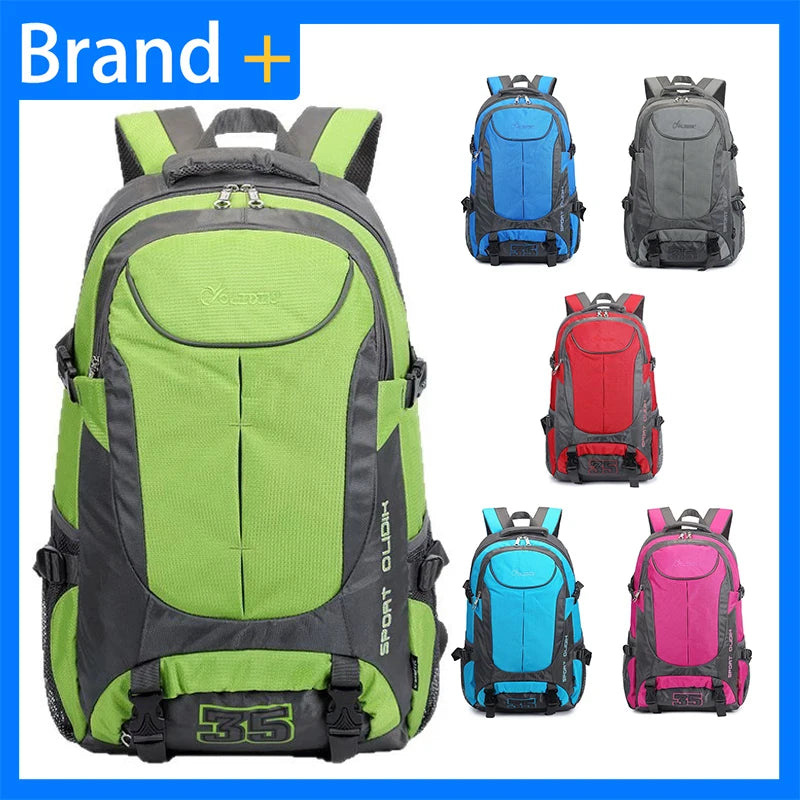 Outdoor Multi Pocket Camping Hiking Sports Travel 35L Lightweight Backpack Unisex (S&H 19.27)