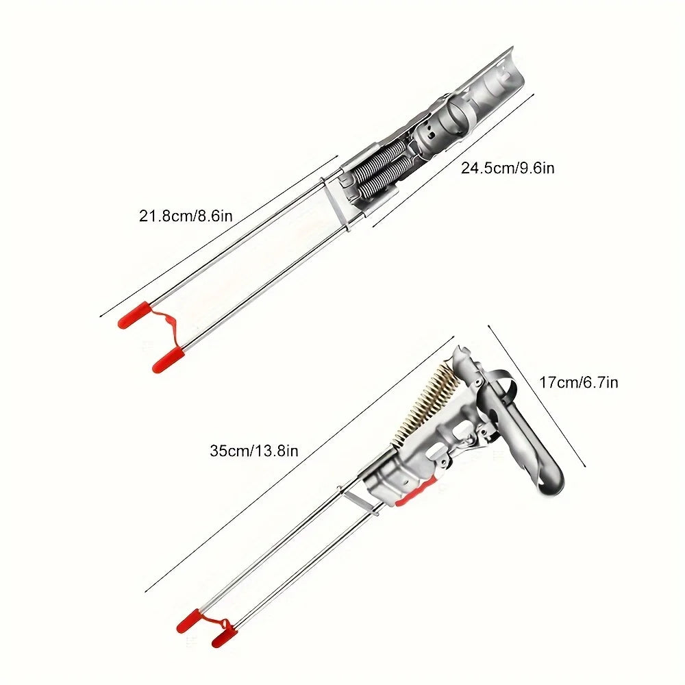 Automatic Spring Fishing Rod Holder (Stainless Steel)