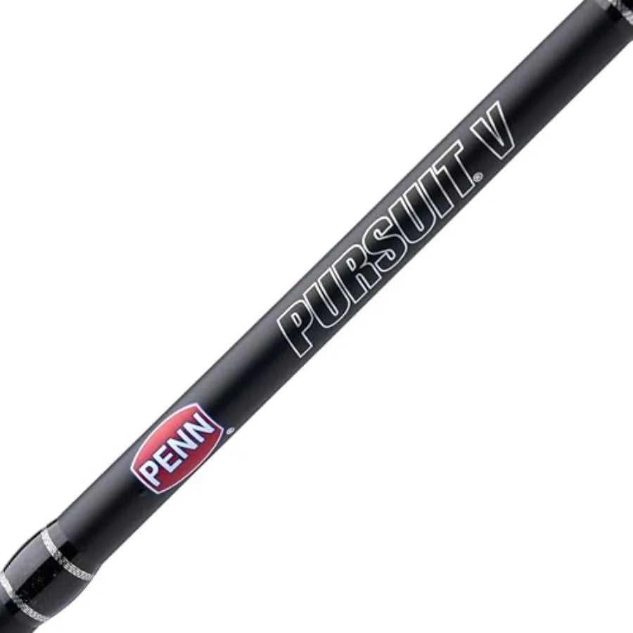 Spinning Reel and Fishing Rod Combo Black Carbon Fiber High-Speed Retrieval
