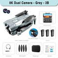 GPS Brushless 8K HD Dual Camera Drone with Obstacle Avoidance and 9000M RC Distance