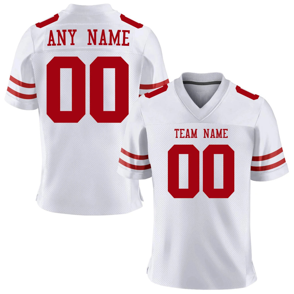 Custom American Football Jersey, Personalized Jersey with Printed Team Name, Number and Athlete Name (Men/Women/Youth) - From China