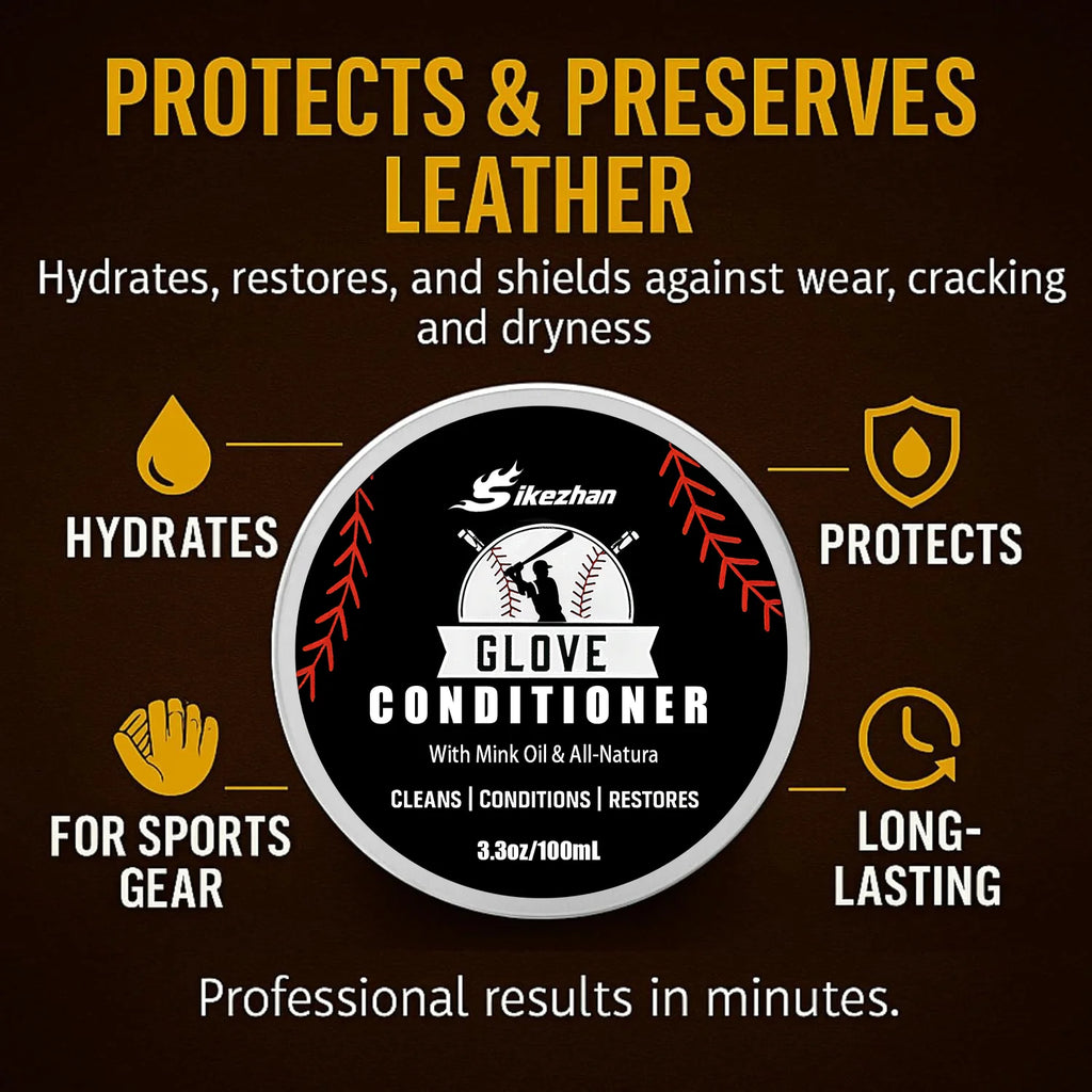Professional Leather Conditioner for Baseball Softball Gloves