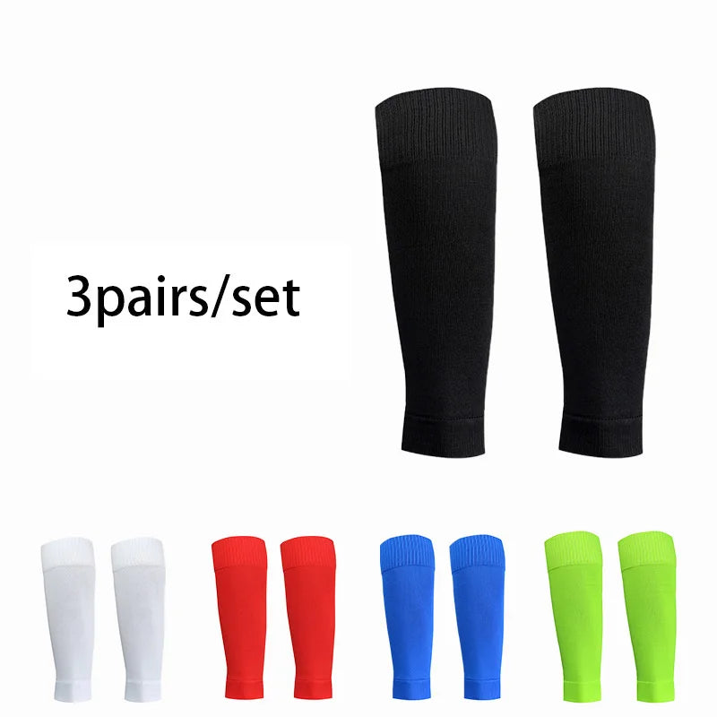 3 pairs New Leg Cover Socks for Men or Women's Soccer