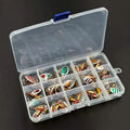 30pcs Metal Spoon Spinner Fishing Lures