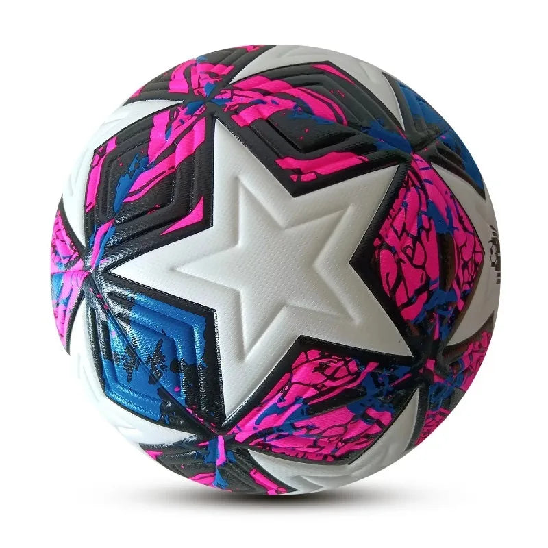 1pc Size 5 Soccer Ball Wear Rsistant Durable Soft PU Leather Seamless Football Adult competition training outdoors from China