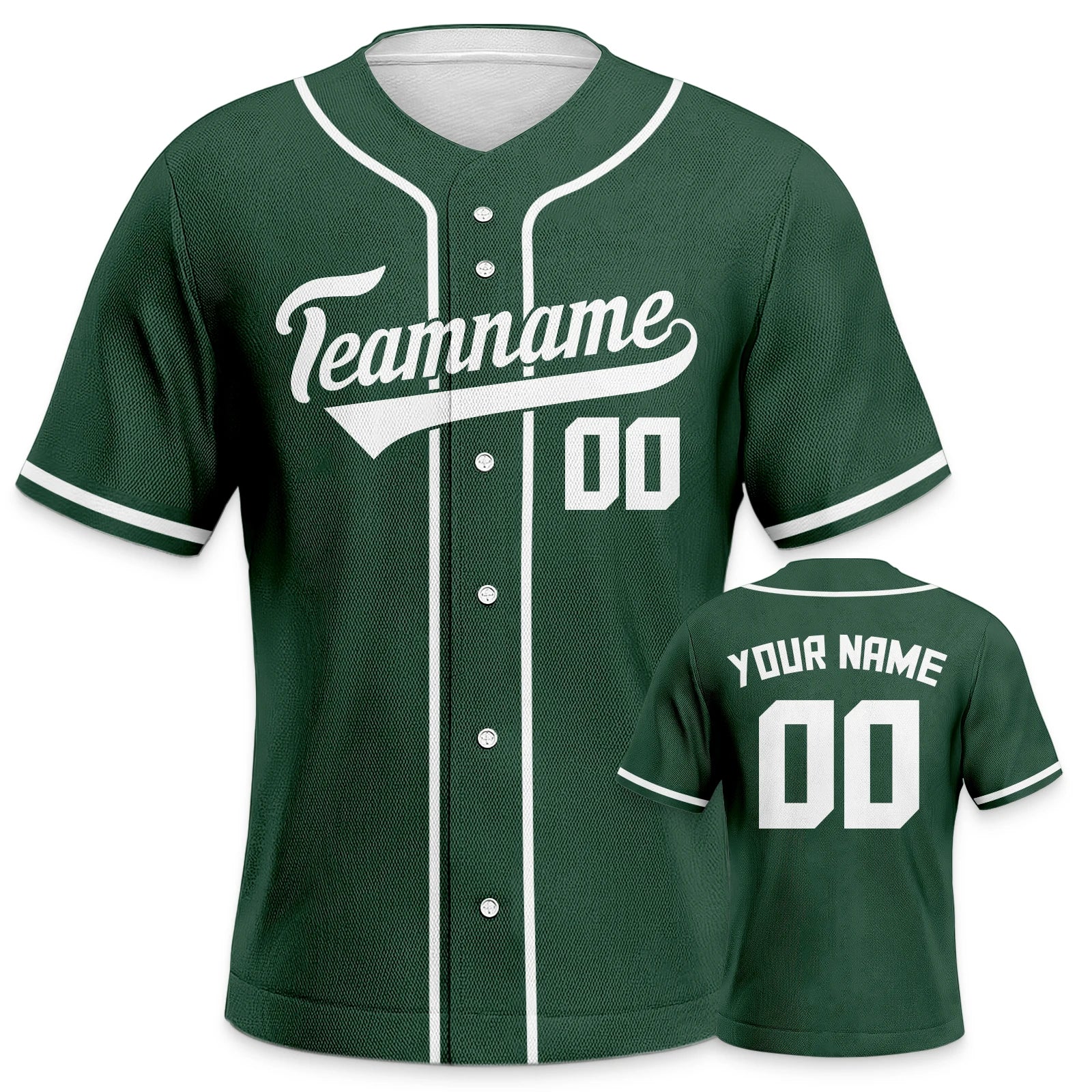 Custom Baseball Jersey for Youth Plain Personalized Baseball Uniform with Printed Team Name, Your Name and Number