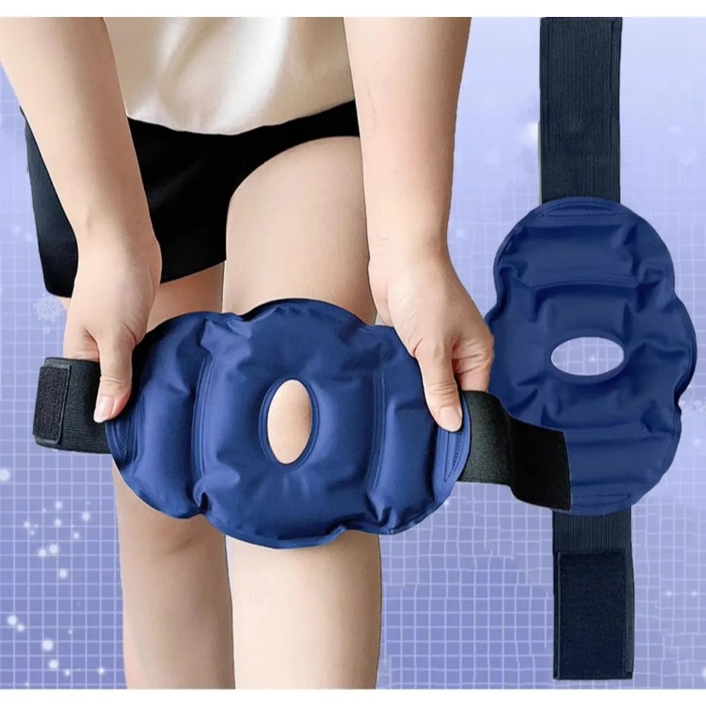 Reusable Knee Ice Wrap Pack for Knee for Cold Therapy and Pain Relief from Sports Injuries