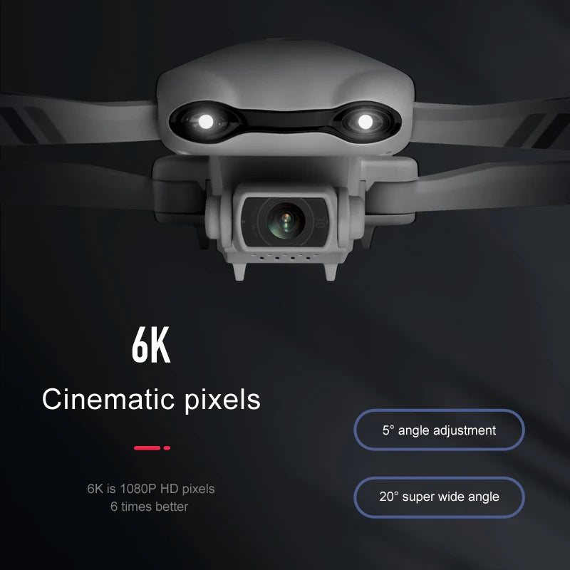 Drone GPS 6K HD Dual Camera Wide-Angle Obstacle Avoidance Aerial UAV