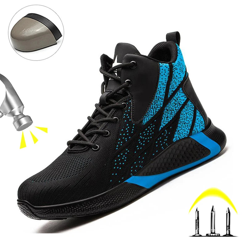 High top Steel Toe Safety Shoes for Men and Women