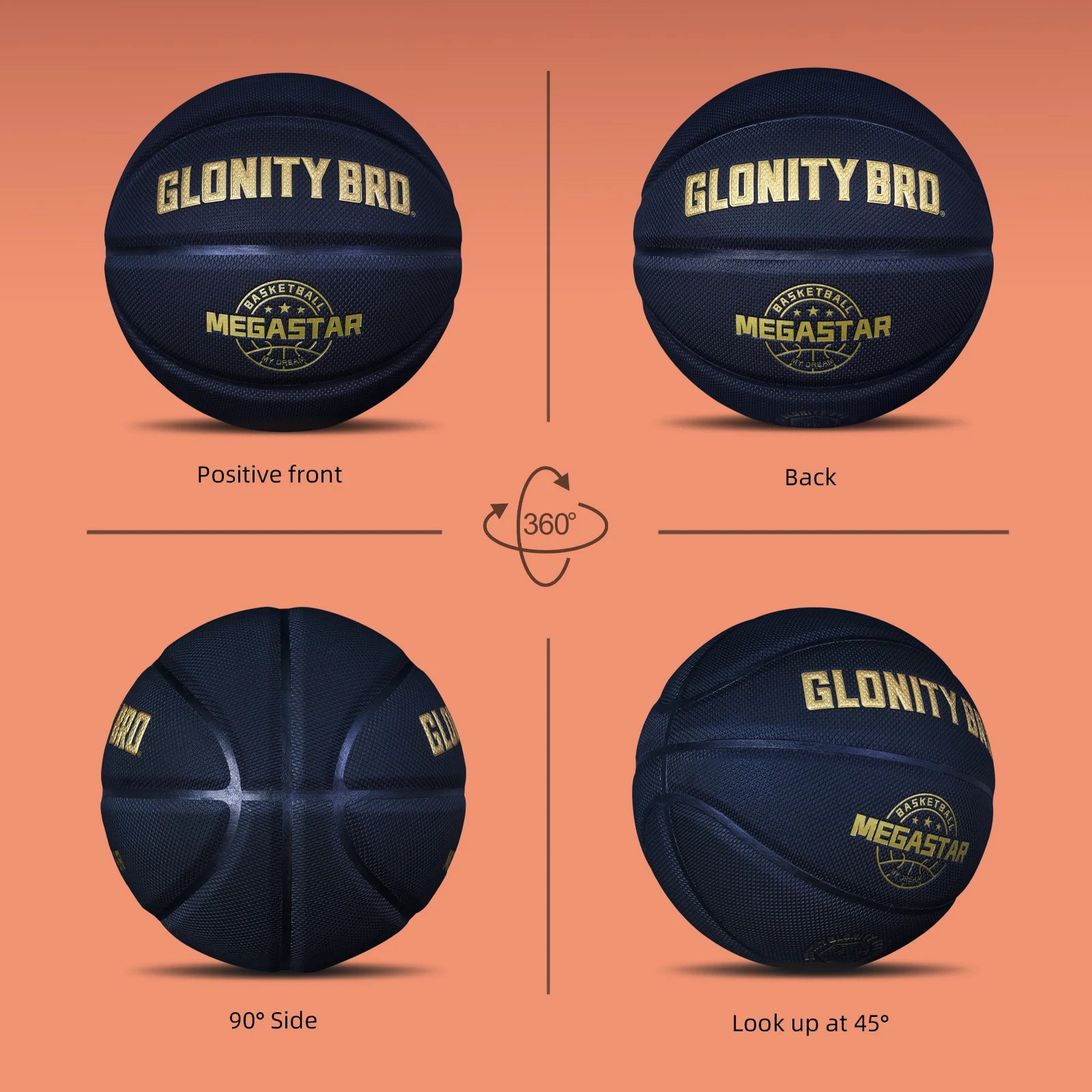 Basketball Non-Slip Standard Size 7/6/5 Soft Wear Resistant PU Leather Outdoor/Indoor
