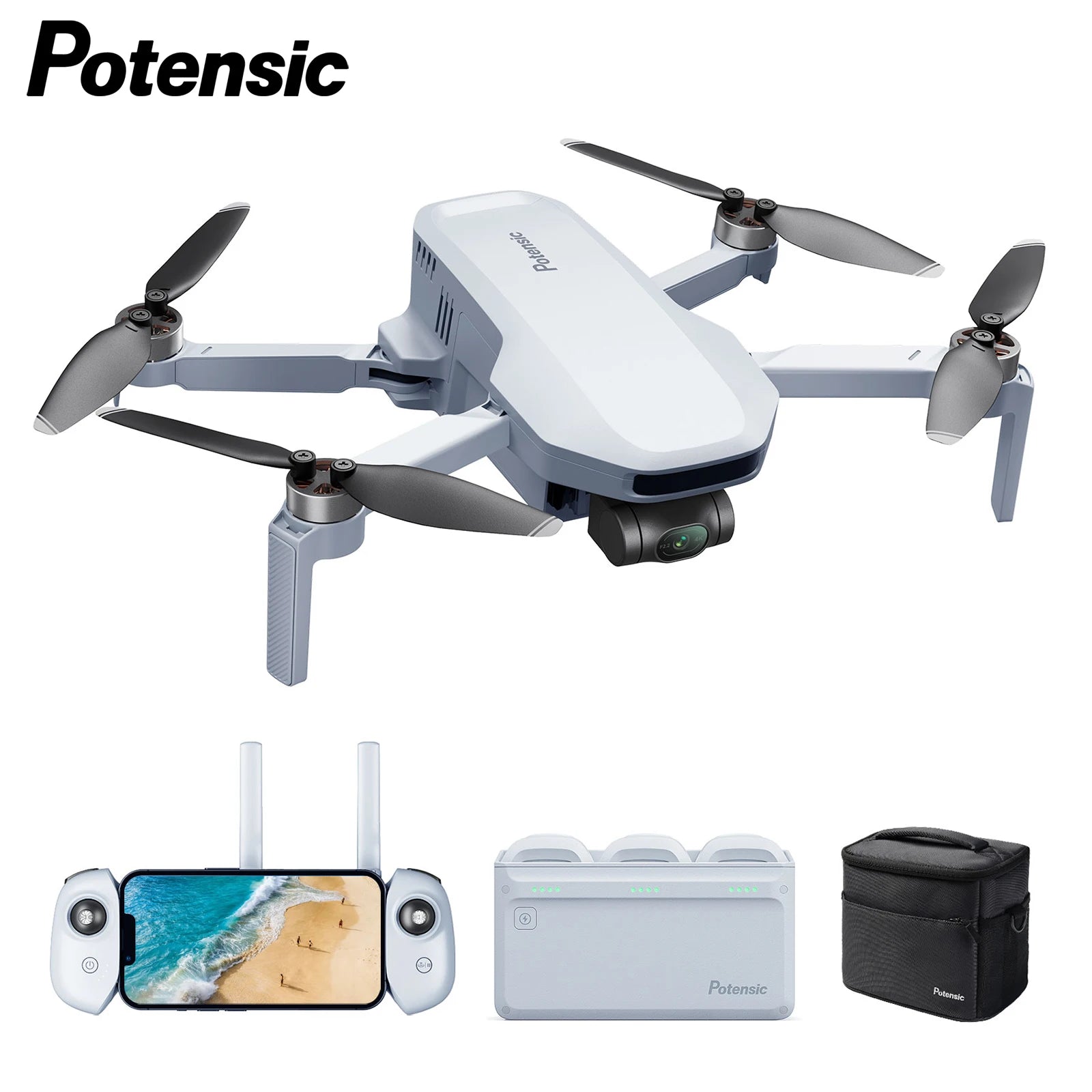Mini Drone 3 Axis Gimbal 6KM GPS 4K Professional Camera Drones Brushless RC