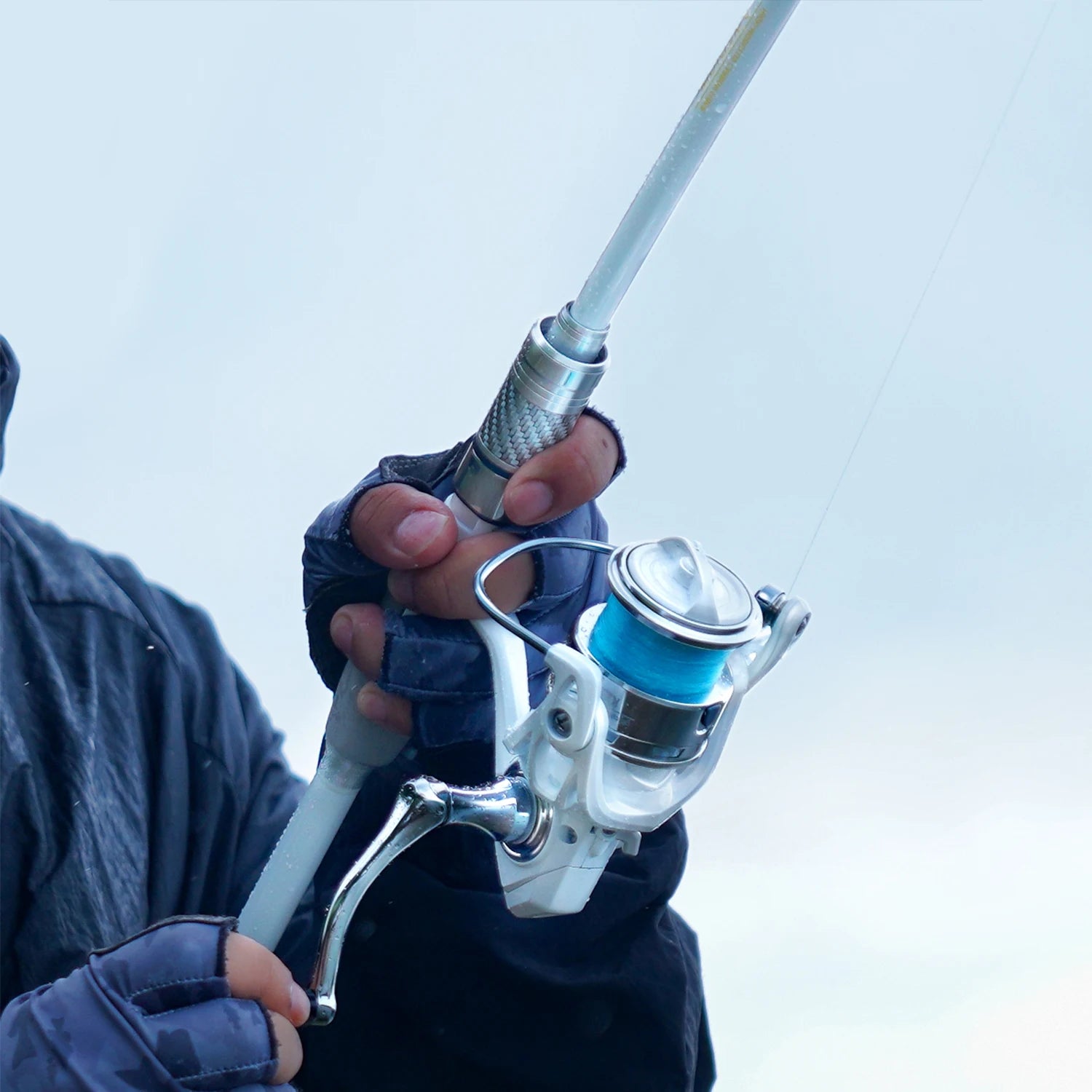 Carbon Fiber Telescopic Fishing Rod and Reel Combo Kit