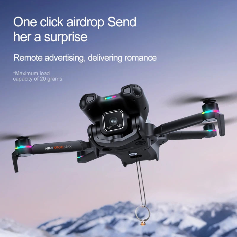Hot K900 PRO RC Drone 8K HD Dual Cameras WiFi GPS 20mins Flight Aerial Photography Quadcopter Remote Control UAV Boys Toys Gifts from China