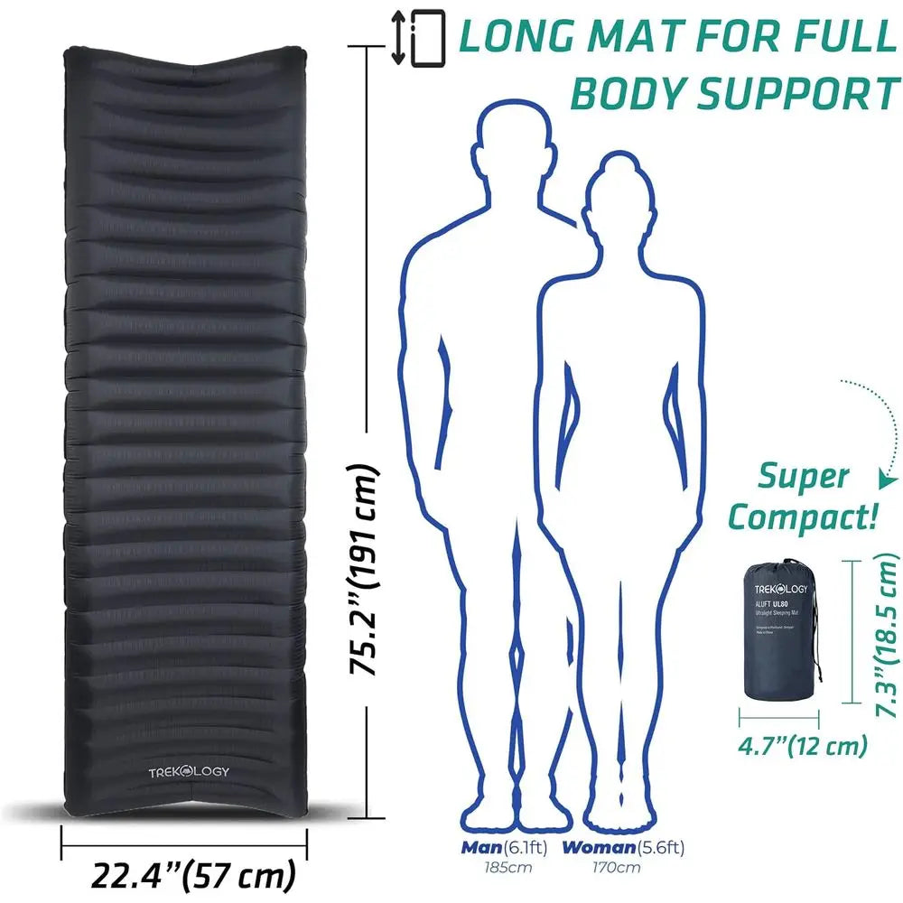 Ultralight Sleeping Air Mattress for Backpacking and Camping