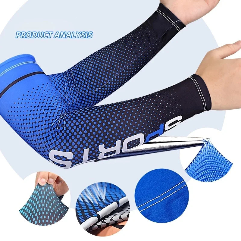 Summer Protection Includes 1 Pair Arm Sleeve for Outdoor Cycling Breathable Ice Silk Cooling Mask from China