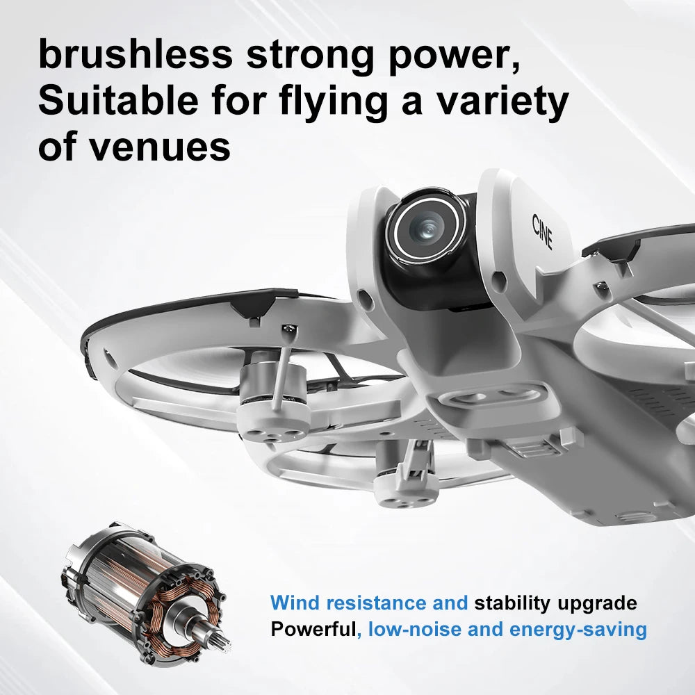 Lenovo MINI V666 Drone 4K Professional WIFI 5G Drone Obstacle Avoidance Brushless Altitude Headless Mode RC Quadcopter Toys from China