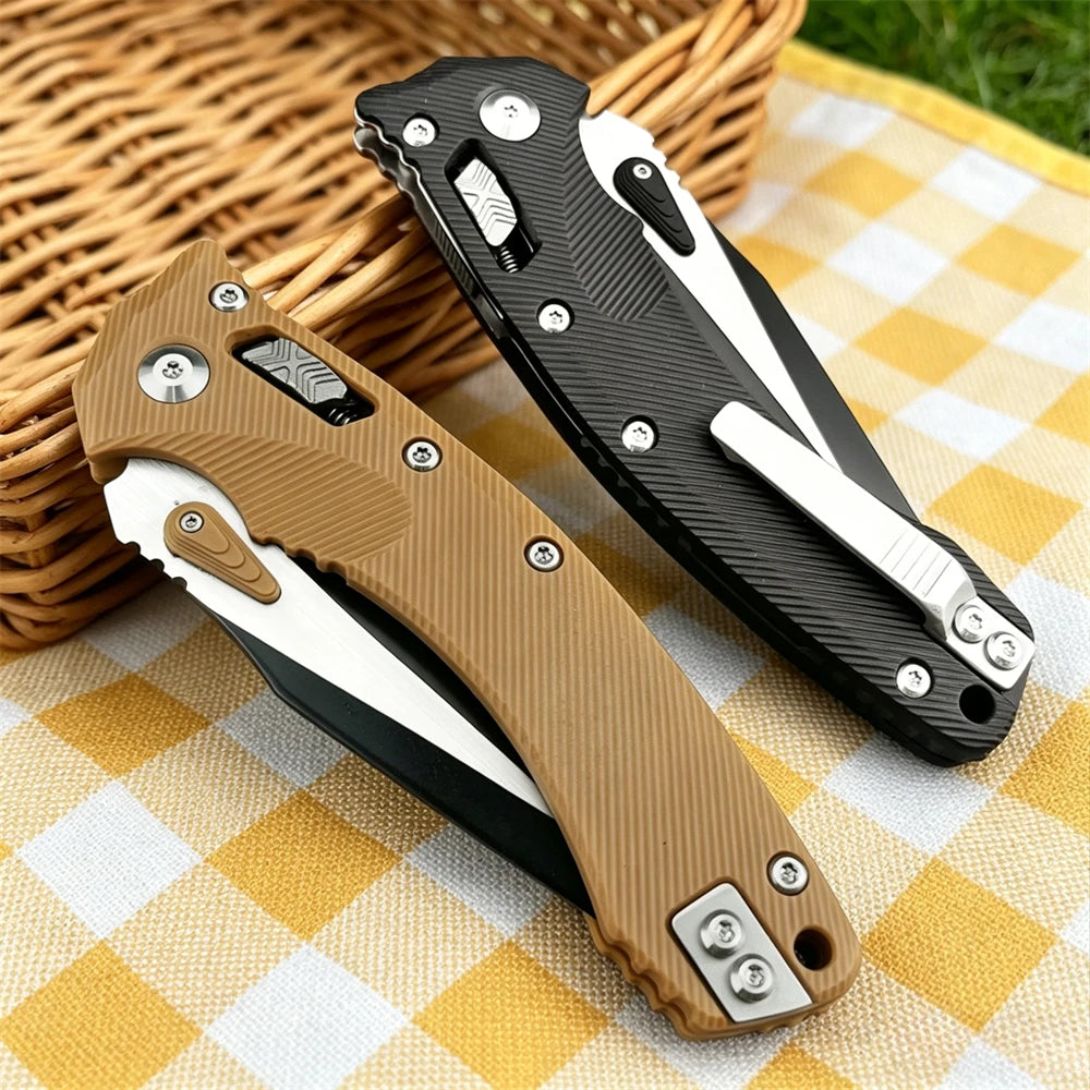 8Cr13Mov Steel Folding Pocket Knife Heavy Duty EDC Gear for Outdoor Camping Fishing Survival Premium Men's Daily Gift