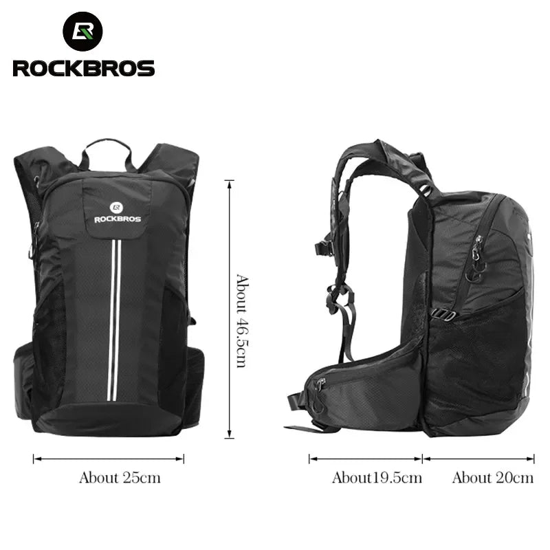ROCKBROS Hiking Bags Cycling Backpack Bicycle Rainproof Sport Bags Camping Outdoor Traveling Breathable High Capacity Backpack from China