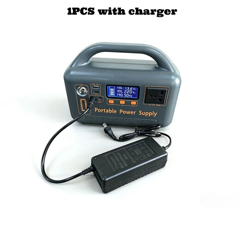 Portable Power Station Solar Generator with Solar Panel (Optional), 400W 192Wh LiFePO4 Power Bank, with Camp Solar Charger from China