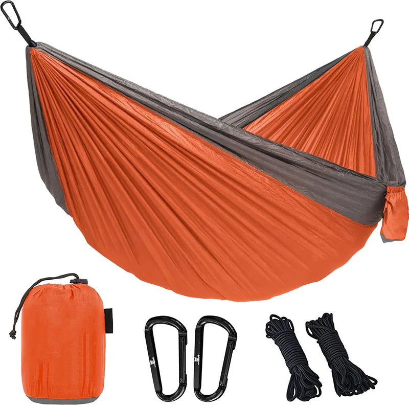 Hammock for Camping Hammocks Gear for The Outdoors Backpacking Survival or Travel Portable Lightweight Parachute Nylon from China