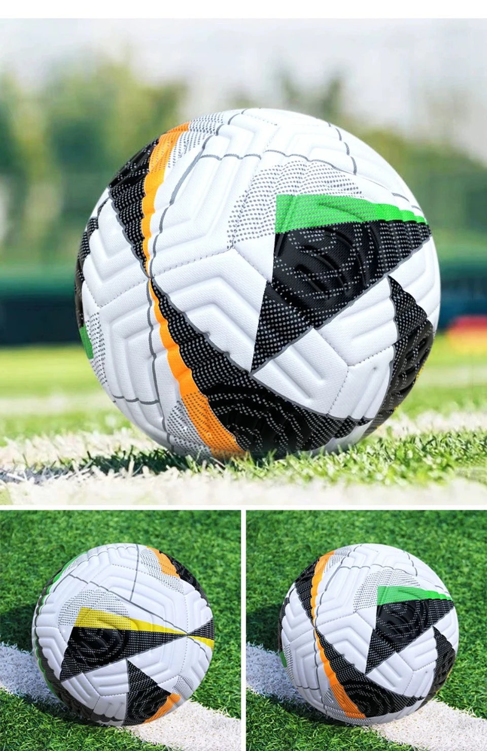 Soccer Ball Size 5 with Pump, Waterproof PU Leather - Professional Training & Official Match Ball, for Outdoor & Indoor Games from China